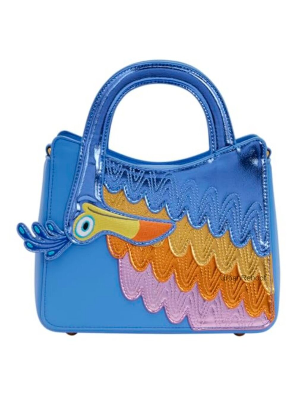 Loungefly Disney Pixar Up Kevin Embroidered Faux Leather Crossbody Bag